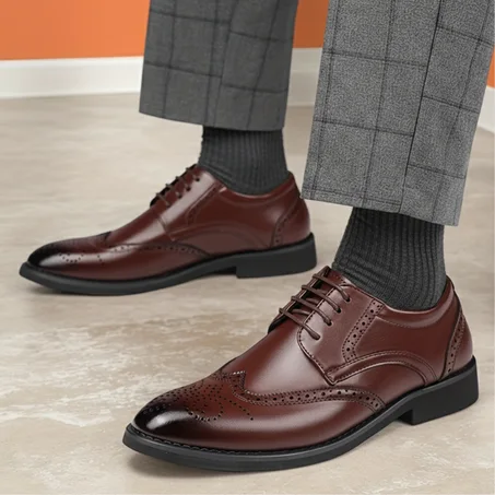 Chaussure en cuir souples et confortable