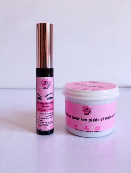 باك سيروم تكثيف الرموش و كريم توريد القدمين