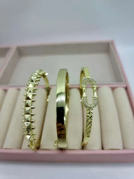 براسلي ثلاثي من ثلاثة f acier inoxydable