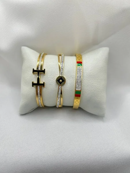 براسلي ثلاثي من ثلاثة اشكال acier inoxydable