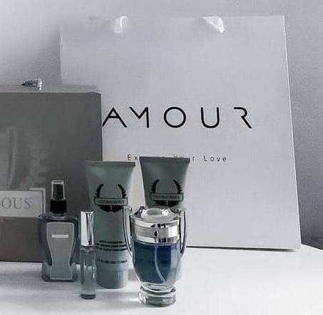 طقم عطور جسم مع لوشن انفيكتوس الاصلي