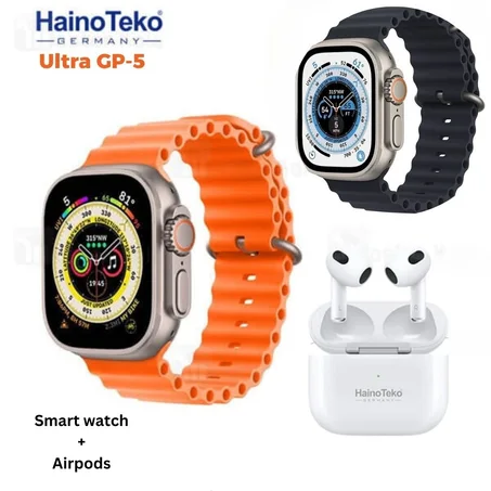 ساعة ذكية Haino Teko GP-5 مع سماعات لاسلكية