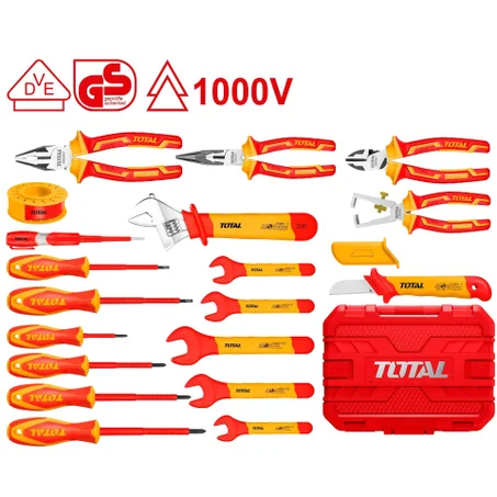 Ensemble d’Outils À Main Isolés 19Pcs Total THKITH1901