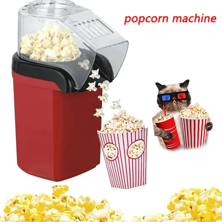 Machine à Pop-Corn Sans Huile 1200W