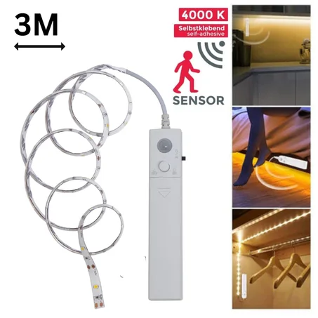 مصباح أمامي LED 3M مع ضوء سقف بالأشعة تحت الحمراء PIR لزيادة حجم المطبخ