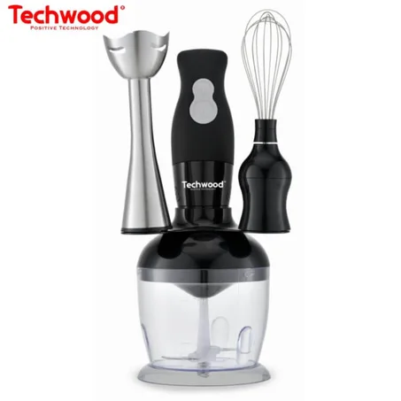 Mixeur Plongeur et Fouet et Hachoir 2 Vitesses 300w TMS-8365/66/60 .3en1