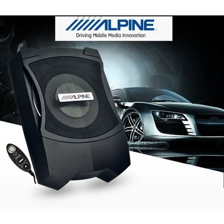 مضخم صوت  تحت المقعد Alpine SubWoofer  PWE-T080OC SWE-1080 نظام الصوت UNIVERSAL Hifi