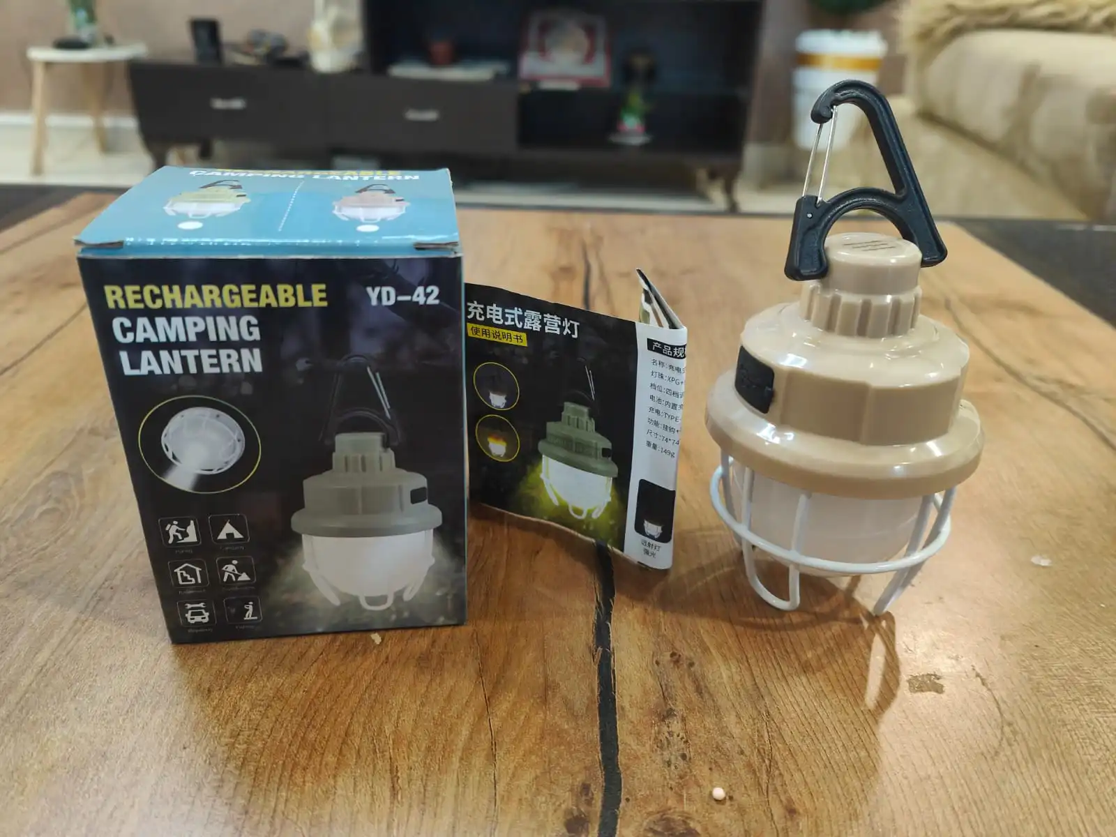 Lampe de camping à LED , rechargeable