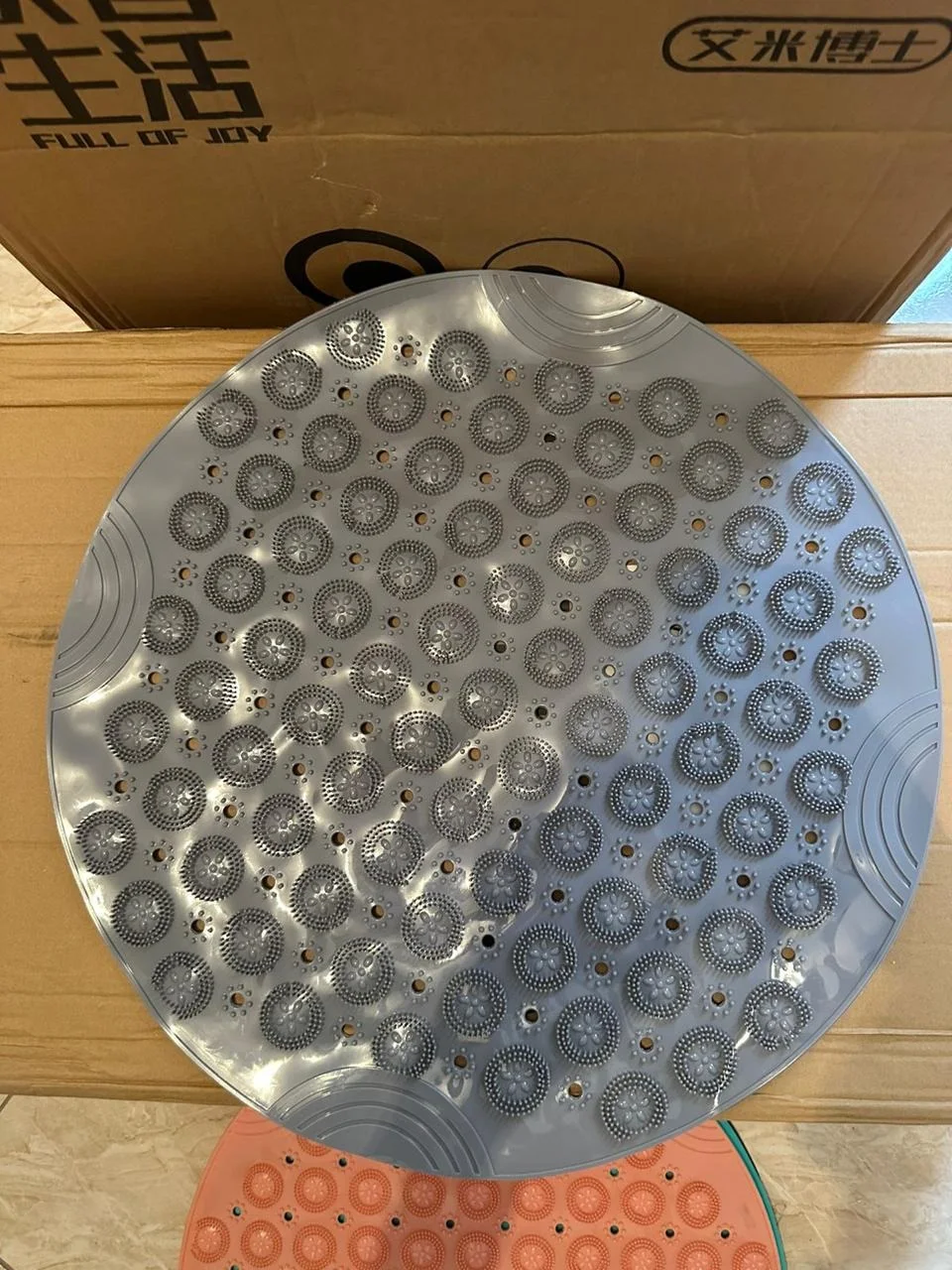 Tapis de Douche Exfoliant Massant Antidérapant