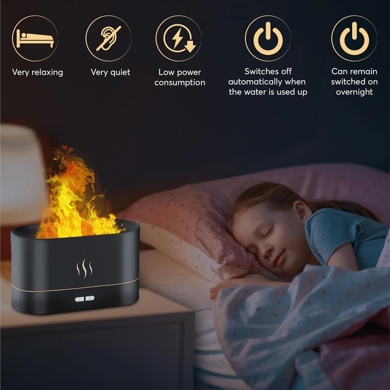 Diffuseur Flame Humidificateur Shopos