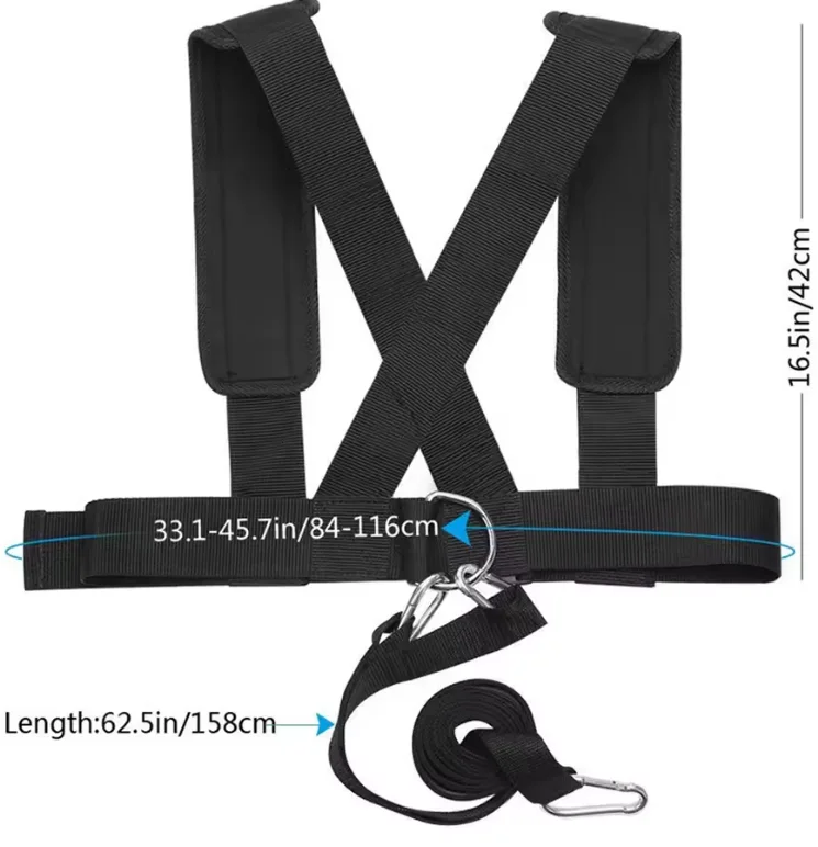 Harnais de Traction de Traîneau Professionnel BraceTop