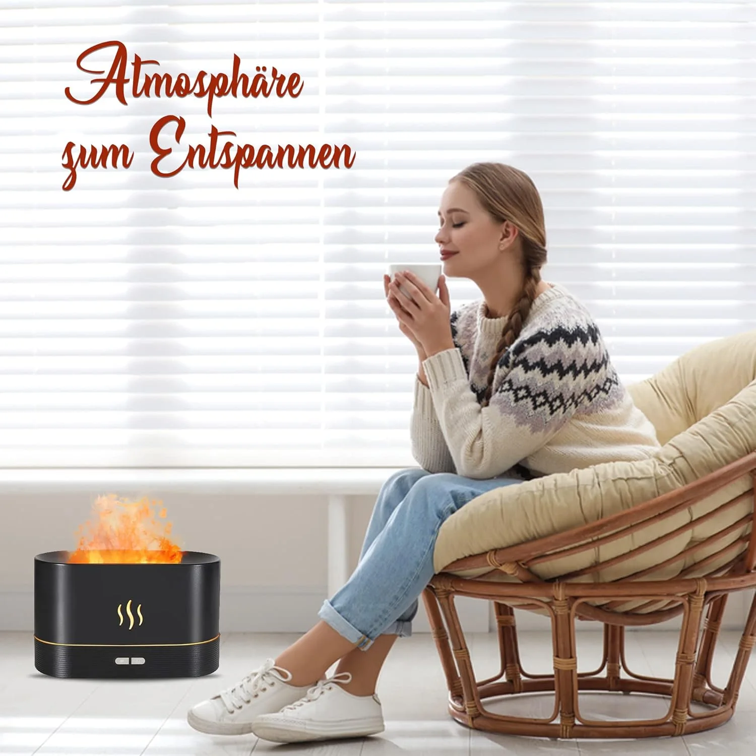 Diffuseur Flame Humidificateur Shopos