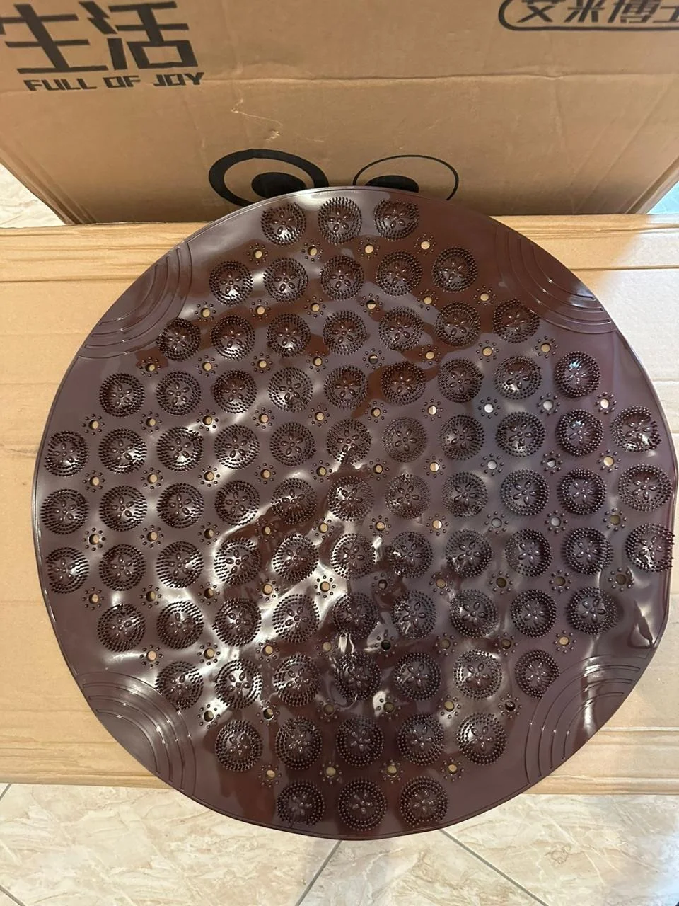 Tapis de Douche Exfoliant Massant Antidérapant