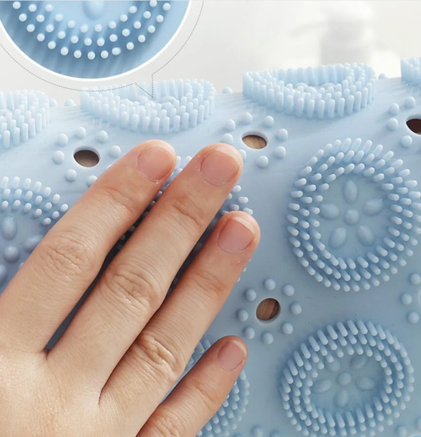 Tapis de Douche Exfoliant Massant Antidérapant