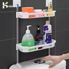 Étagère de Rangement Multifonction pour WC et Salle de Bain