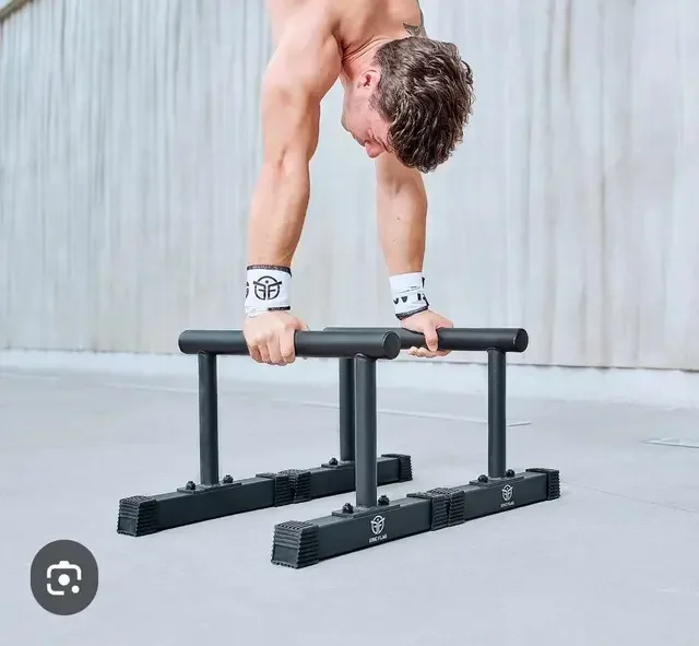 Lot de 2 Parallettes Eric Flag pour Calisthenics