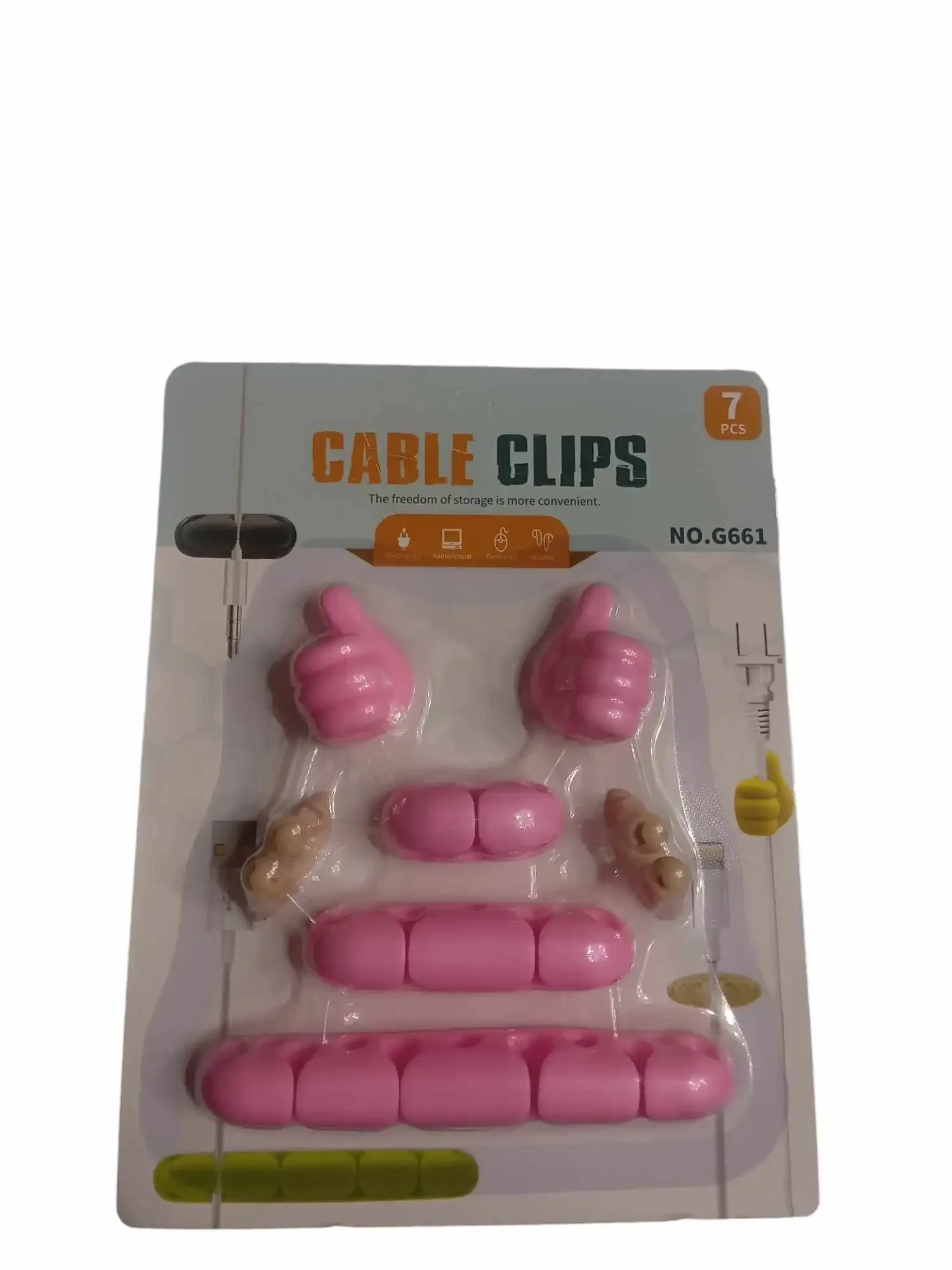 Lot de 7 Clips pour Câbles – Organisation Facile et Pratique