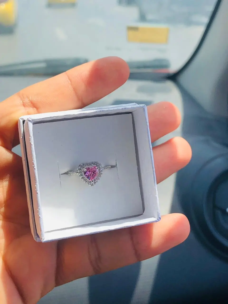 Bague Pandora Cœur Acier Inoxydable