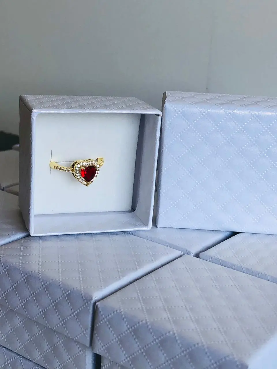 Bague Pandora Cœur Acier Inoxydable