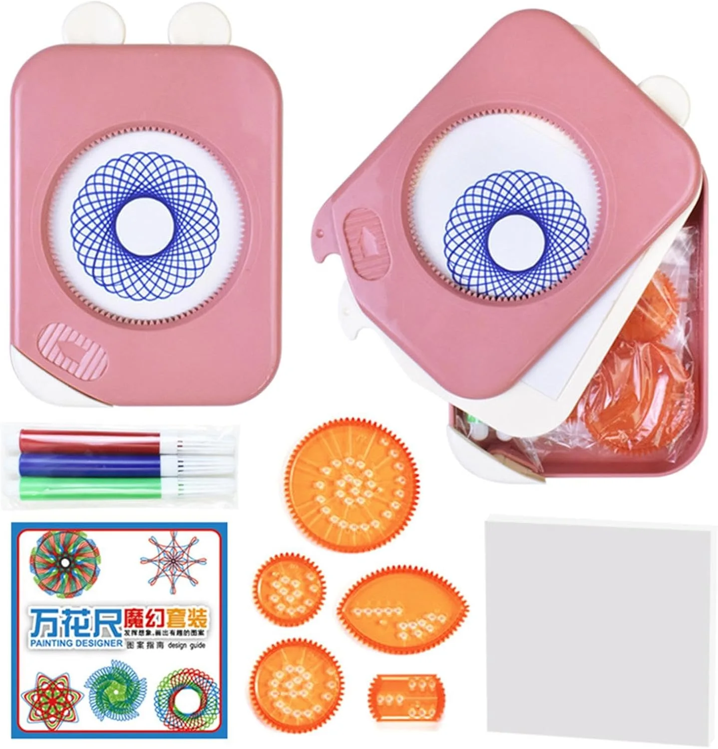 Kit Spirographe Complet avec Rangement