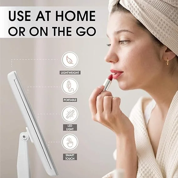 Miroir de Maquillage LED Tactile 36 Lumières