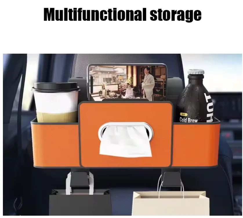 Boîte de Rangement Multifonctionnelle pour Voiture