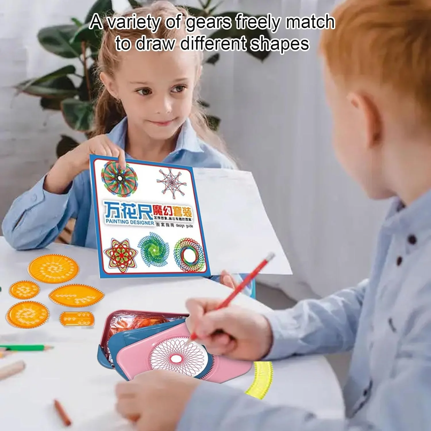 Kit Spirographe Complet avec Rangement