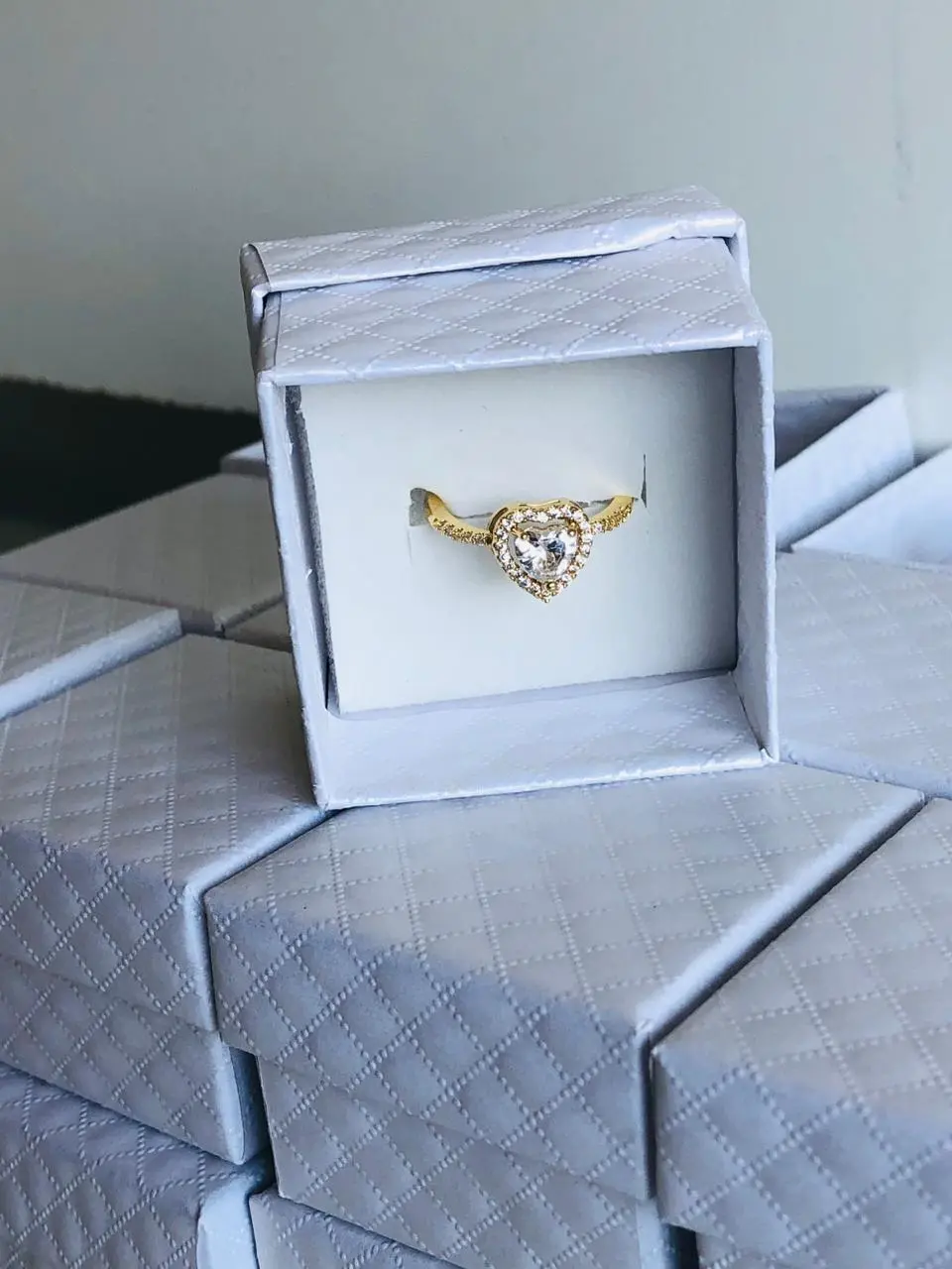 Bague Pandora Cœur Acier Inoxydable