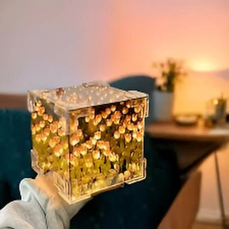 Lampe Tulipe LED Créative DIY Veilleuse 3D