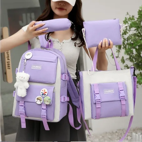 Pack Scolaire Complet – محفظة مدرسية مع الملحقات