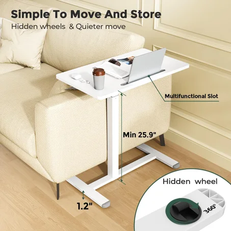 Table Multifonction Réglable pour Canapé & Lit
