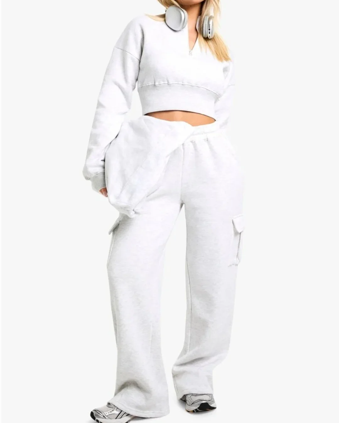 Sweat & Pantalon Gris Clair