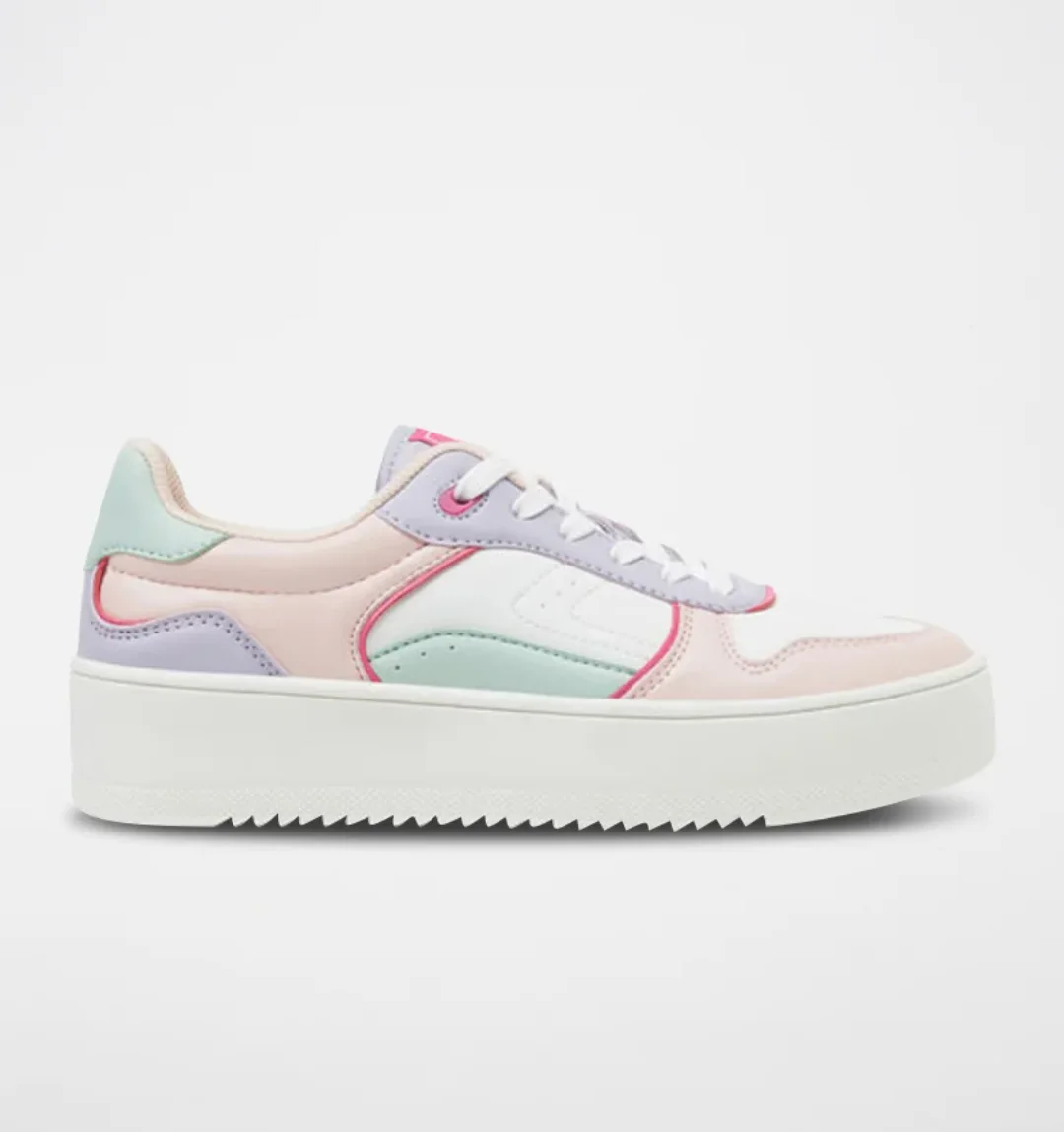 Baskets Blanc et Rose
