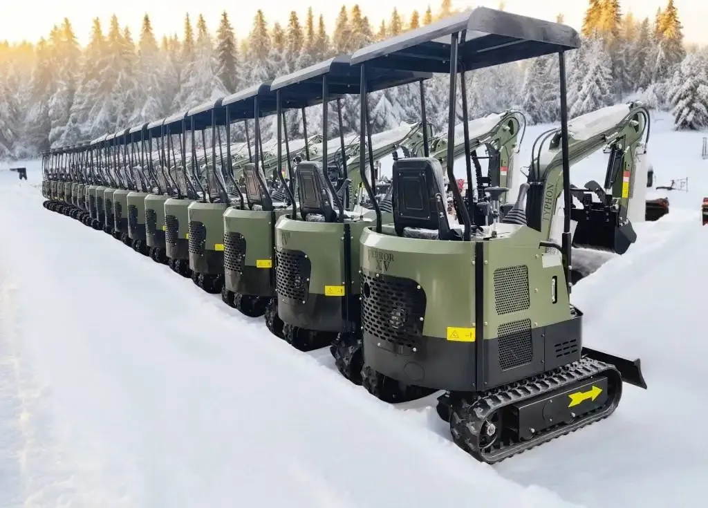 TYPHON TERROR XV STORM Mini Excavator – 1.05 Ton Trench Digger Engine USA