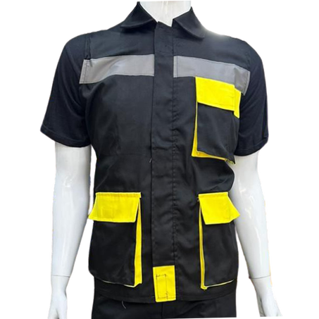 GILET NOIR-JAUNE