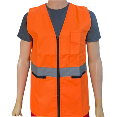 GILET ORANGE FLUO