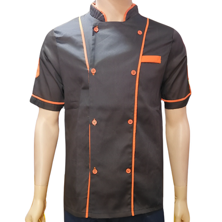 CHEMISE MARRON DEMI MANCHE