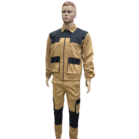 JACKET ET PANTALON BEIGE-NOIR