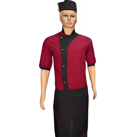 ENSEMBLE GRENAT NOIR