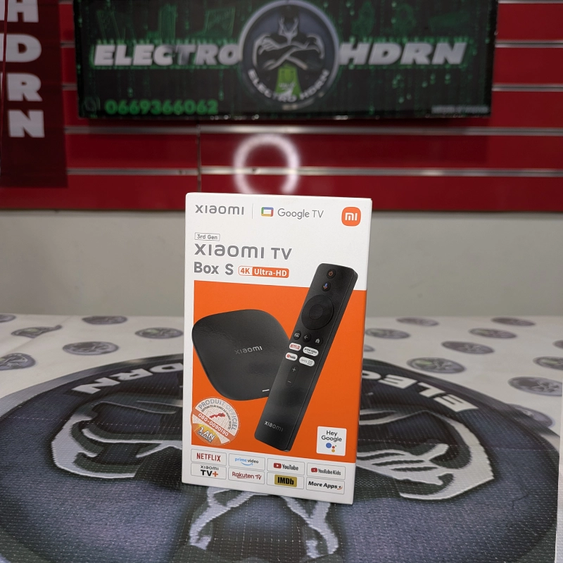 XIAOMI MI TV Box S (3rd Gen) - 4K 32GB WiFi 6 Google TV - 3ème génération Modèle 2025