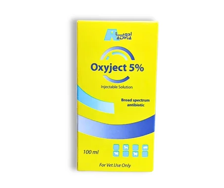 أوكسيجيكت 5%™ (Oxyject) - مضاد حيوي واسع المجال للحقن (للجهاز التنفسي والمعوي)