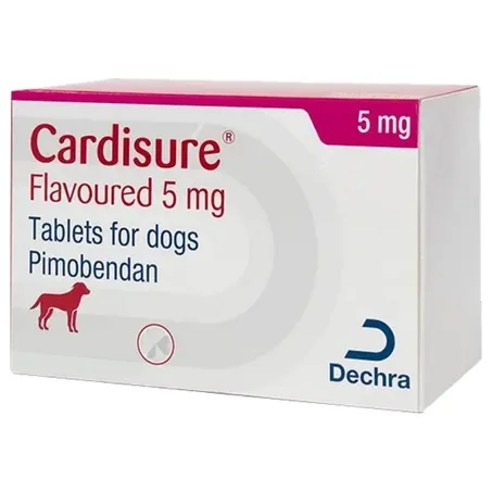 كاردشور (Cardisure  5 mg Flavoured) بيموبندان - 10 أقراص لعلاج قصور القلب للكلاب