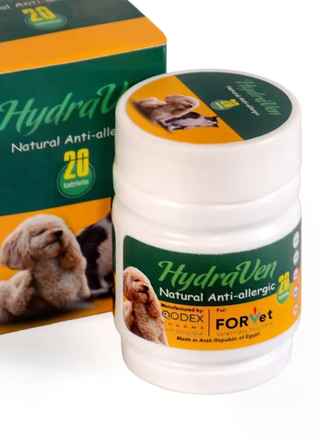 Forvet Hydraven Natural Anti-allergic 20 Tablets For DogsCats