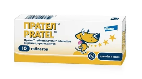 براتيل™ (Pratel) من إيلانكو - أقراص طاردة للديدان واسعة المجال للقطط والكلاب (10 أقراص)vet