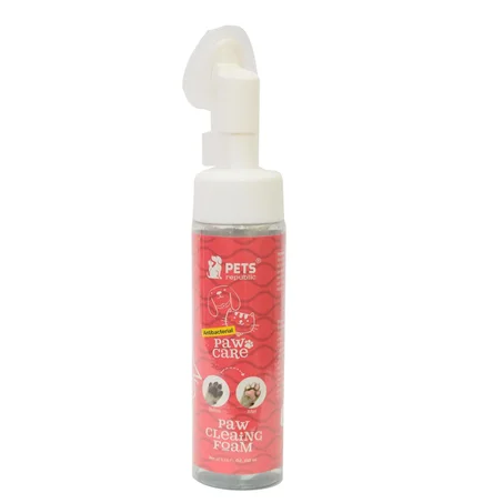 فوم تنظيف وحماية الكفوف بيتس ريبابليك (Pets Republic Paw Care) مضاد للبكتيريا - 250 مل | بدون ماء