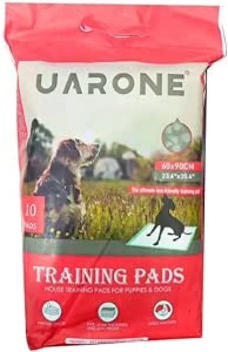 مفارش تدريب Uarone™ سوبر (90×60 سم) - عبوة 10 قطع فائقة الامتصاص