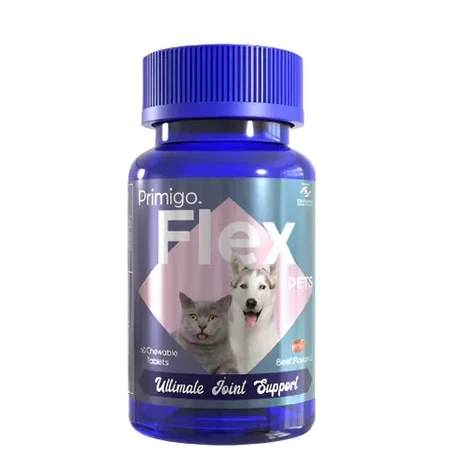: بريميجوم  فليكس™ (PRIMIGO Flex) - مكمل دعم المفاصل والغضاريف للقطط والكلاب (60 قرص)