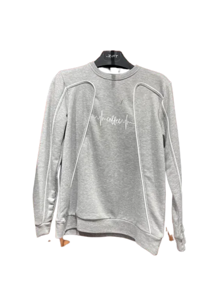 Pull cotton moltonné gratté