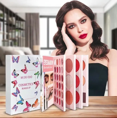 6 in 1 New Makeup Essentials Palette لوحة أساسيات المكياج الجديدة 6 في 1