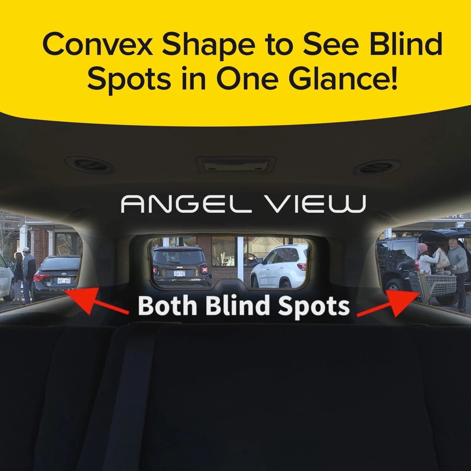 Car Rear View Mirror مرآة الرؤية الخلفية للسيارة